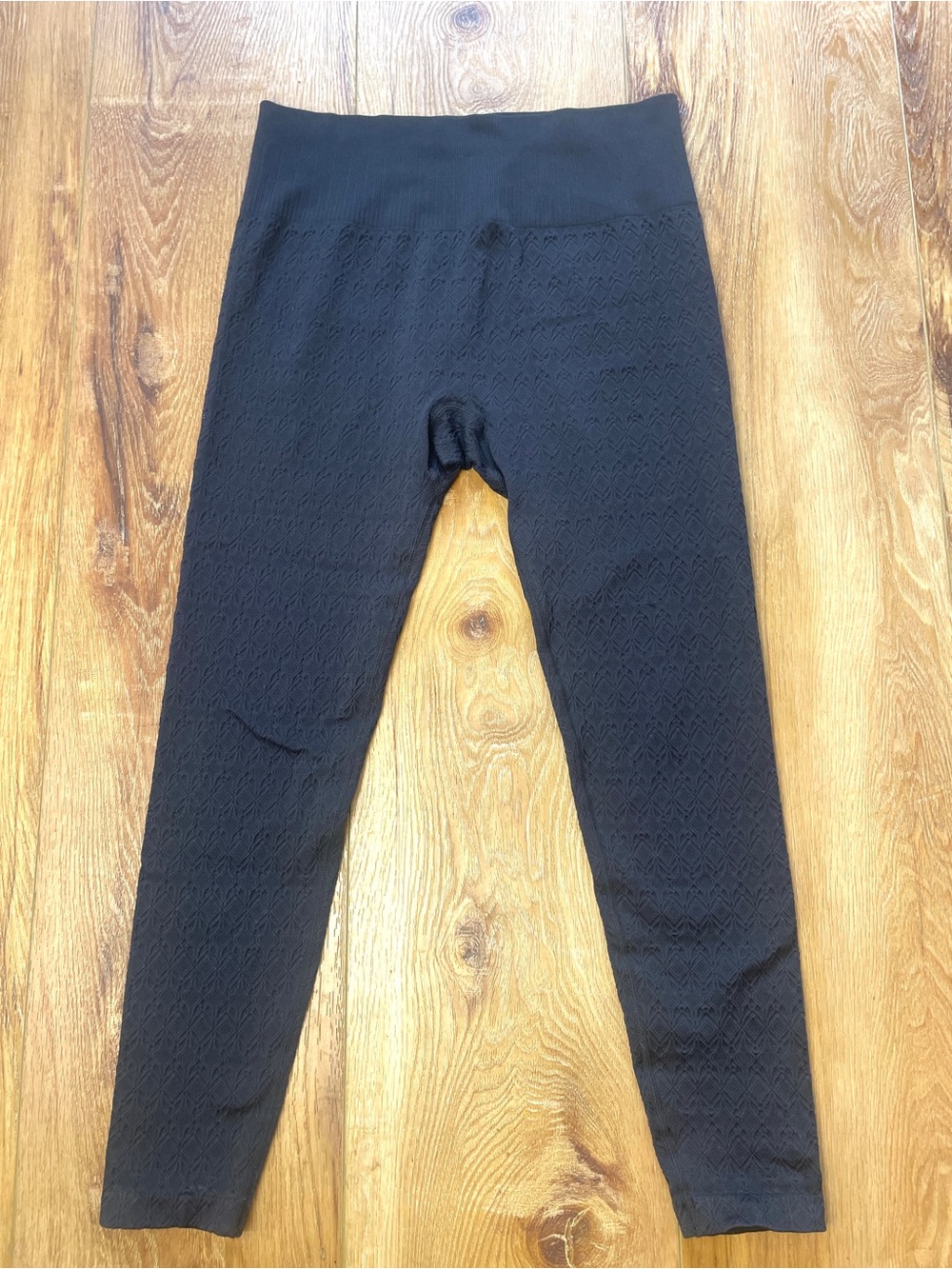JoyLab Navy Textured Seamless Leggings